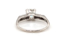 Art Deco .85ct Diamond Platinum Ring GIA I VVS1 Original 1930’s-1940’s