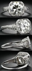 Art Deco 3.10 Ct Diamond Antique Vintage Wedding Ring 925 Sterling Silver
