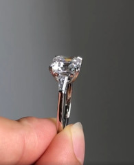2.50Ct Asscher Cut Lab-Created Diamond With Sided Taper Baguette 925 Silver Ring