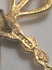 Lot Of 7 Vintage Brooches And Pins Gold And Silver Tone Variety