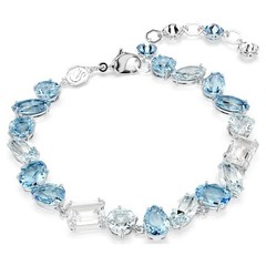 Swarovski Gema Bracelet Mixed-cut, glittering and dazzling, rhodium-plated