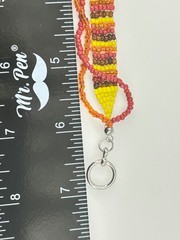 Handcrafted Beaded Bracelet Silver Toggle Clasp Multicolor 7.5 Inch