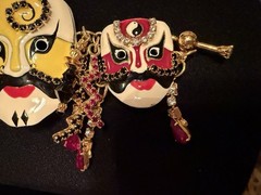 Lunch At The Ritz (LATR) Vintage RARE Yin Yang Mask Set