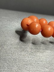 Antique Natural Satsuma Coral Almost Perfect Cascading 4.7mm-8.5mm