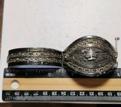 Vintage Berber Bracelet Kabe 850 Silver Morocco