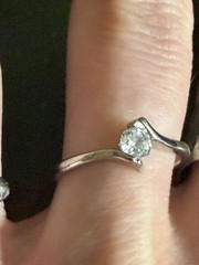 Art Deco Style Solitaire Ring
