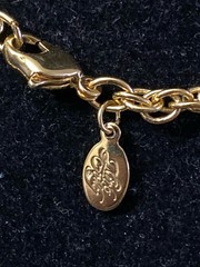 Retired Vintage Kirk’s Folly Primrose The Flower Fairy Charm Necklace Gold Tone