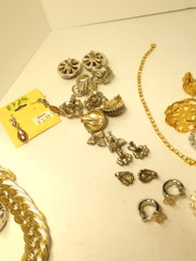 Vtg 26 Pc Assorted Estate Jewelry Lot 925 Paastelli SC 1928 Germany Avon Japan
