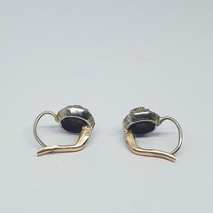 Antique Style Earrings on 18kt White Gold With Diamonds – 486