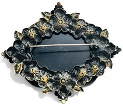 Vintage Lot 9 Glass Rhinestone Glam Statement 30’s-80’s Glass Brooches RESALE