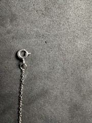 1.00g Vintage Sterling Silver 925 Cable Chain Necklace Adjustable 17.5 in