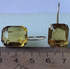 Huge Vintage USSR Gilding Silver 875 Alpanite Stone Classic Women’s Jewelry