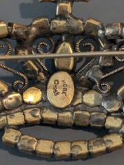 1968 Hobé Crown Brooch