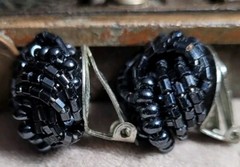 Vintage Costume jewelry clip on earrings 1980s 1990s