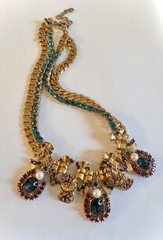 Vintage Ciner Necklace – Wonderful, Colorful, Art Deco Hints, Excellent & Signed
