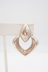 Vintage Sterling Silver 925 Clip On Earrings