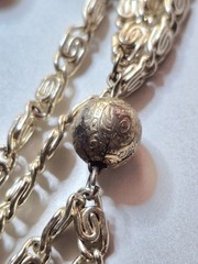 Vintage 54in Double Chain Necklace
