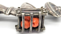 Sterling Man with Crate of Fruit Oranges Brooch Pin Made in Mexico – VINTAGE