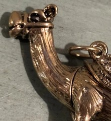 Egyptian Camel Pendant Charm Rhinestone Egypt Desert Vintage *chain Not Included