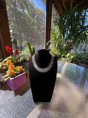 Vintage Clear Rhinestone Baguette Choker-Macy’s INC-Mid-century Style-Stunner!