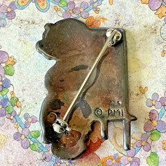 PMI Sterling Silver 925 Vintage Teacher Brooch Pin Precious Moments Original Box