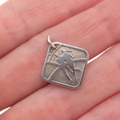 Tiffany & Co. Sterling Silver Vintage Nike Women’s Marathon 2007 Mini Pendant