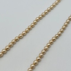 Vintage Faux Pearl Choker Necklace Graduated Small Delicate Classic 15.5″