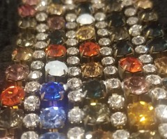 BIJOUXMG, Vintage Rhinestone Bracelet, 1950s