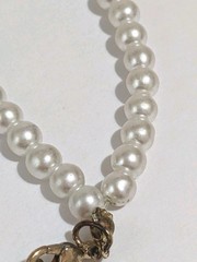 Double Strand White Faux Pearl Necklace. 28 Inches. MCM Style. Classic.