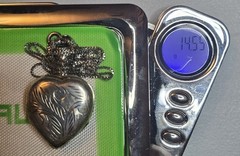 Vintage Felicia Design 4 Way Folding Heart Locket With Chain