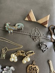 Vintage Costume Jewelry Lot Estate