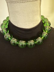 Vintage Liz Claiborne Adjustable Glass Beaded Necklace