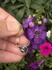 Antique 1900s Victorian Glas Evil Eye Brass Pendant Amulet Good Luck Protection