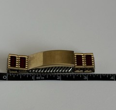 Spiedel 10k Gold Filled ID Hidden Secret Photo Bracelet 1950s MCM Expandable VTG
