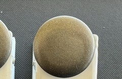 Vintage Clip Earrings Bold Metallic Button Statement Round 1980s Jewelry