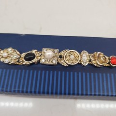 Boxed Victorian Revival Vintage 7″ Charm Bracelet in JTV Gift Box