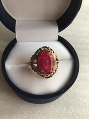 Rings silver 875 gold Plated Russian Soviet Silver vintage USSR old
