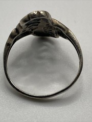 Vintage Sterling Silver Open Work Designed Ring – Size 6