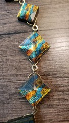 MMA Metropolitan Museum of Art Tiffany Mosaic Lucite Necklace