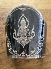 VINTAGE SIAM STERLING SILVER NIELLO WIDE CUFF BRACELET THAI DANCERS 47.95G