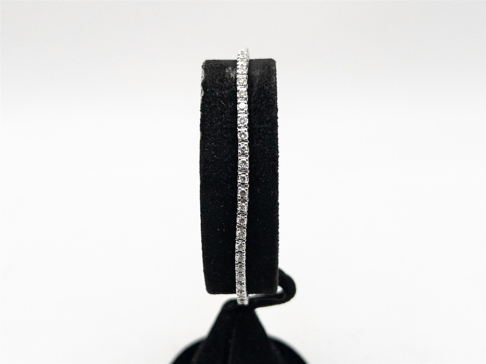 Estate $7000 2ct VS H Natural Diamond Platinum Tennis Bracelet 12g