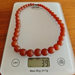 Amber necklace, Stone Beads Vintage USSR Baltic. Kaliningrad. jewelry amber