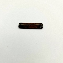 Sweet Vintage Blue & Pearly White Guilloche Enamel Bar Brooch Art Deco 1920s