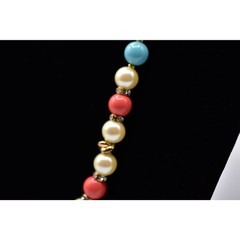 R.J Graziano Vintage Crystal Necklace Beaded Station Neiman Marcus $190 NOS BinE