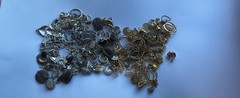 Vintage To Now Earrings Huge Lot Silver & Gold Tone Mixed Metals