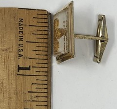 U.S. Capitol Cufflinks & Tie Bar Set Washington D.C. Gold Relief – Vintage