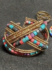 Southwestern Theme Costume Jewlery Lot Necklaces Bracelets Earings 25+ Pieces