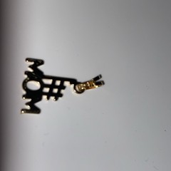 Vintage Signed Monet #1 Mom Mother’s Day Love Gift Small Charm Pendant .5″