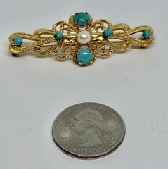Antique to Vintage Lot of 8 Brooches ~ All Wearable Pot Metal, Enamel & More