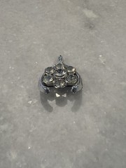 Vintage Silver Tone Art Deco Brooch
